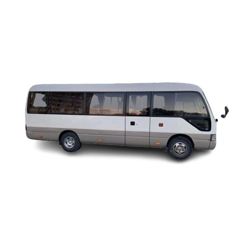 4000 Einheiten Dieselmotor Weiß TOYO TA Coaster Minibus für den Passagiertourismus