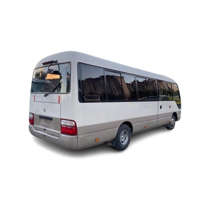 4000 Einheiten Dieselmotor Weiß TOYO TA Coaster Minibus für den Passagiertourismus
