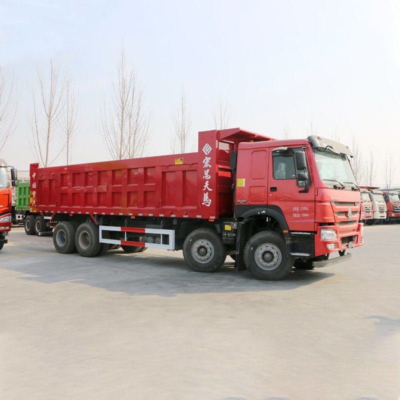 8x4 Sinotruk Howo-Dump-Truck 12 Räder 380 PS-Dump-Tipper-Truck mit Handgetriebe