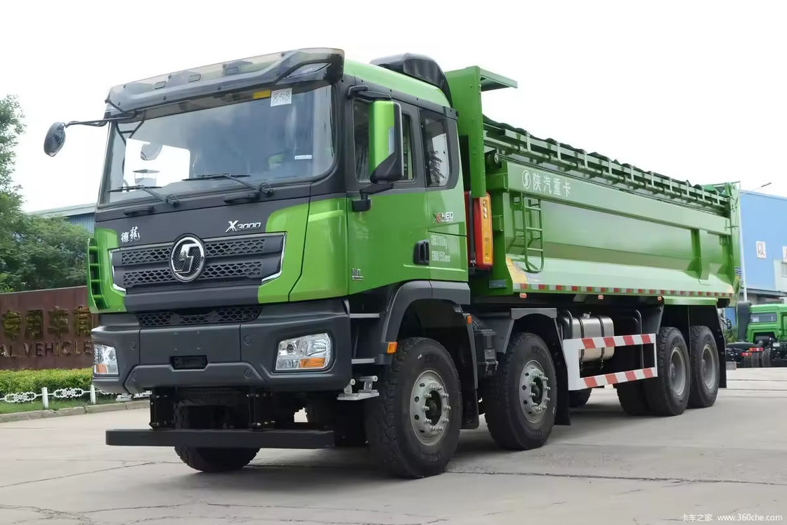 Vorwärts Schicht Nummer 12 Gebraucht SHACMAN Dump Truck 8X4 6X4 420PS für den Schwerlastbergbau