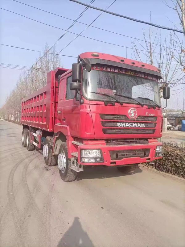 Vorwärts Schicht Nummer 12 Gebraucht SHACMAN Dump Truck 8X4 6X4 420PS für den Schwerlastbergbau