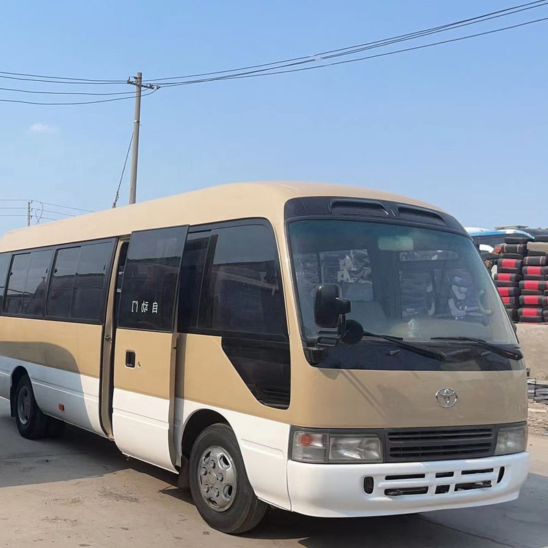 30 Sitzplätze Gebraucht Toyo ta Coaster Bus mit Euro 3 Emissionsstandard und in gutem Zustand