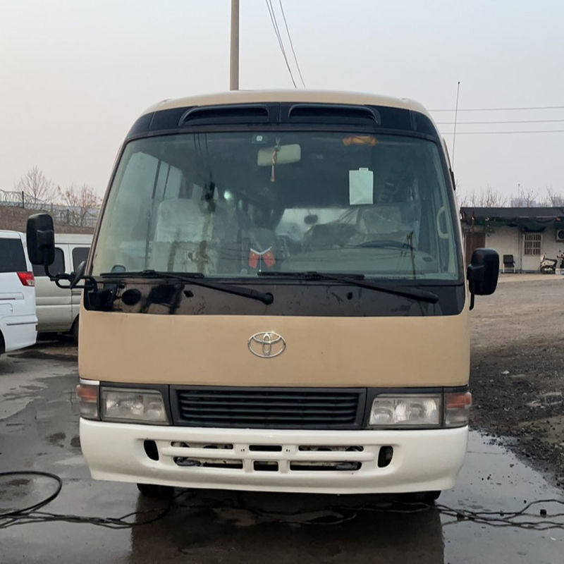 30 Sitzplätze Gebraucht Toyo ta Coaster Bus mit Euro 3 Emissionsstandard und in gutem Zustand