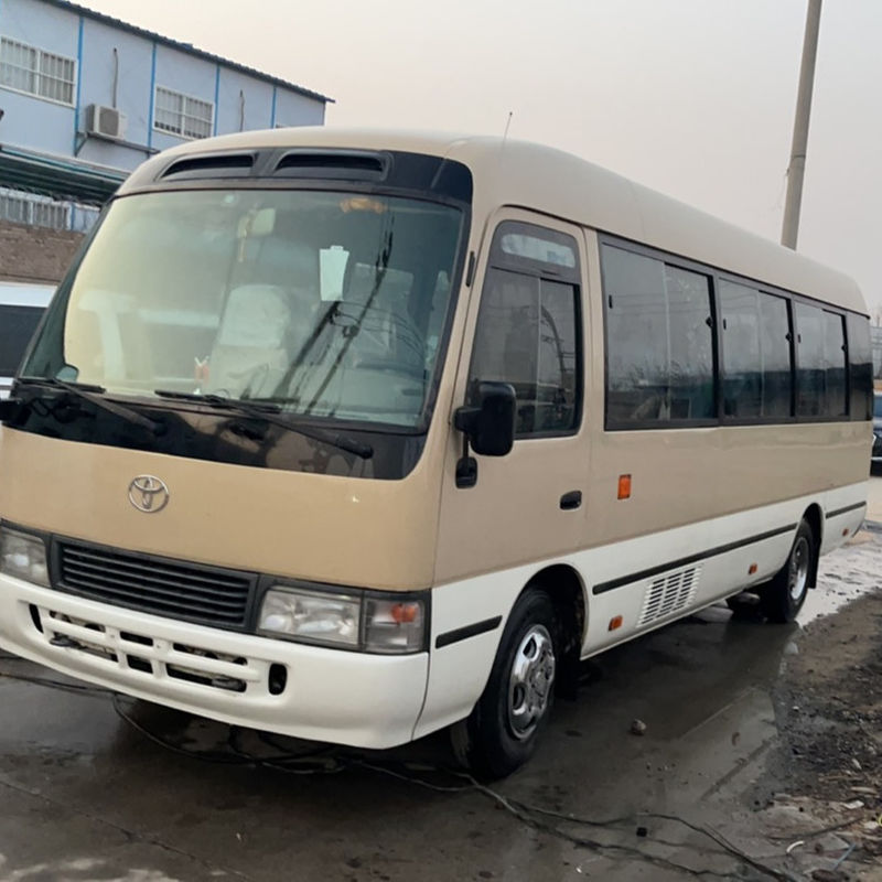 30 Sitzplätze Gebraucht Toyo ta Coaster Bus mit Euro 3 Emissionsstandard und in gutem Zustand