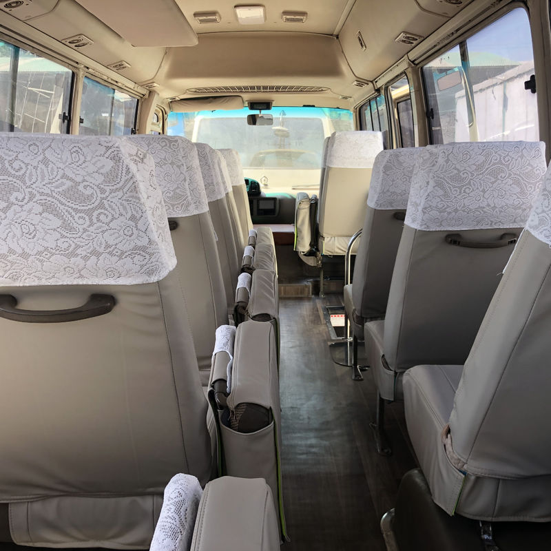 30 Sitzplätze Gebraucht TOYO TA Achterbahnbus Beste und gute Kondition mit Dieselkraftstoff