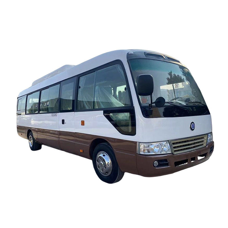 LHD RHD 30 Sitz Toyo ta Coaster Bus mit 70L Tank und 4500-6700ml Hubraum