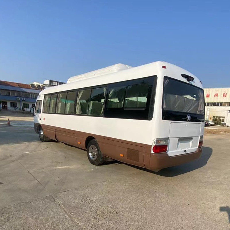 LHD RHD 30 Sitz Toyo ta Coaster Bus mit 70L Tank und 4500-6700ml Hubraum