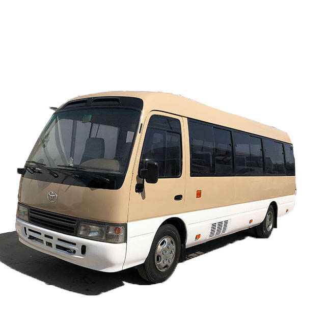 In gutem Zustand 30 Sitzplätze Diesel gebraucht Toyota Coaster Bus mit Euro 2 Emissionsstandard