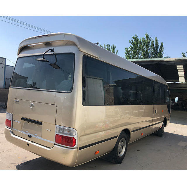 Gebrauchtes Linkslenken Toyota Coaster Minibus 20 Sitzplätze mit optionaler Klimaanlage