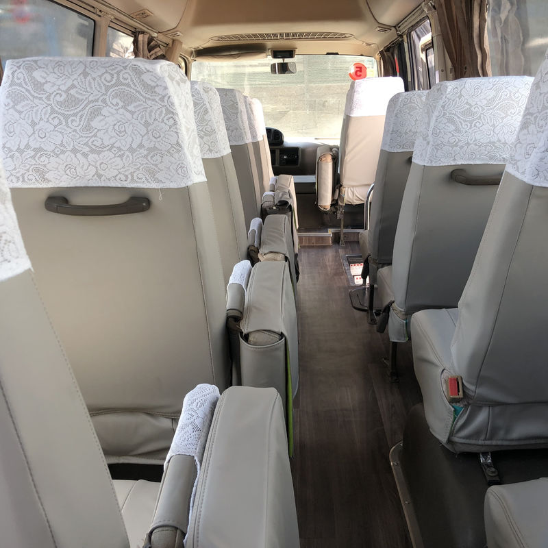 Billiges Gebraucht-Toyota-Laufbahnbus mit 30 Sitzplätzen und Dieselmotor in gutem Zustand