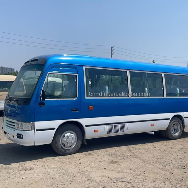 16-30 Sitzplätze Gebrauchtbus Toyota Coaster mit Euro 3-Emissionsstandard in gutem Zustand