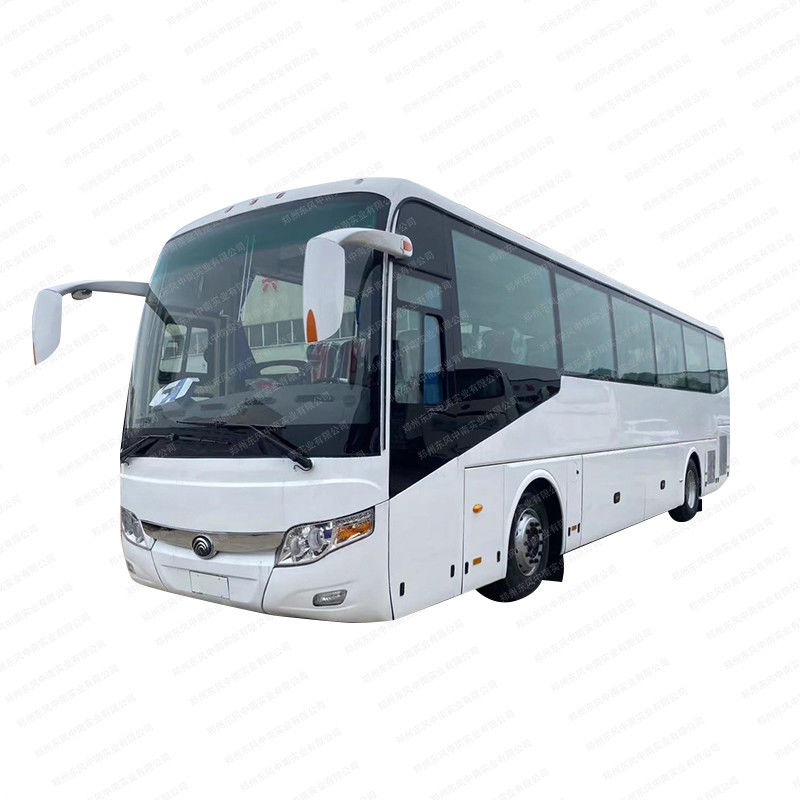 50-65 Sitzplätze Luxus-Tour-Bus mit Pfirsichholz Dekoration Instrumententafel Sicherheit
