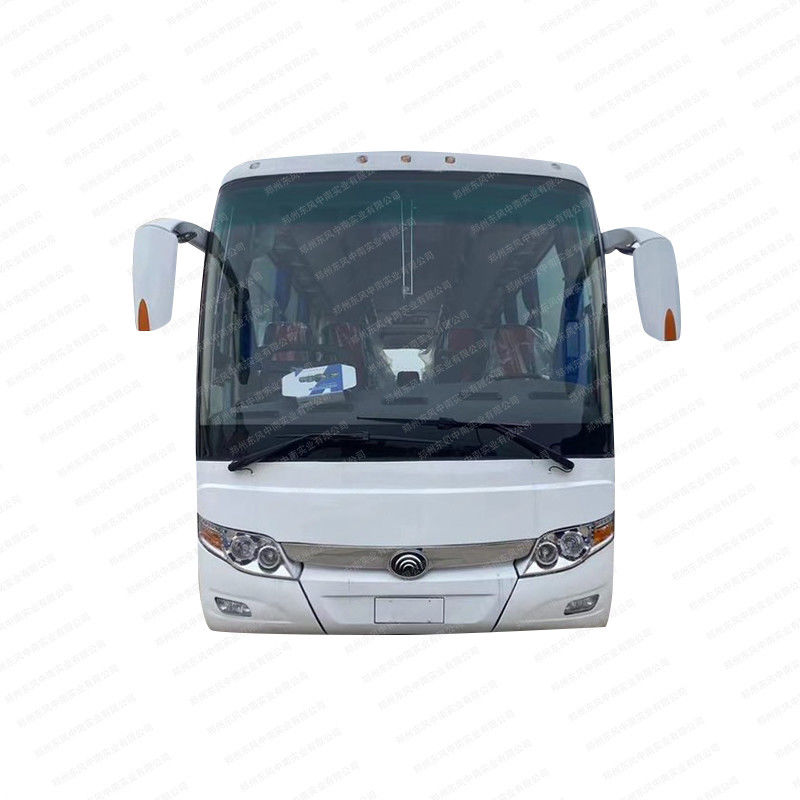 50-65 Sitzplätze Luxus-Tour-Bus mit Pfirsichholz Dekoration Instrumententafel Sicherheit