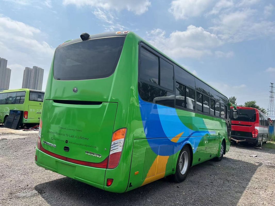 50 Sitzplätze RHD Yu Tong Bus Rechtslenker Fahrrad Reisebusse Reisebus Euro 3 Manuelle Getriebe