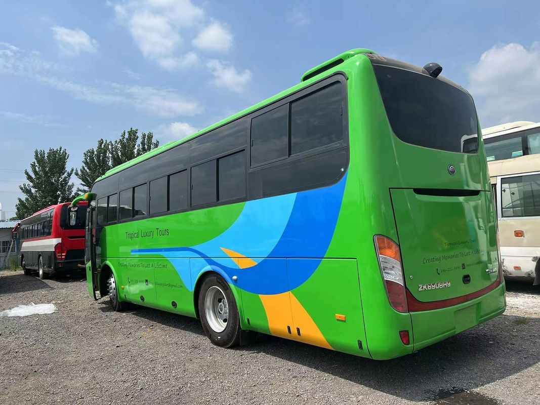 50 Sitzplätze RHD Yu Tong Bus Rechtslenker Fahrrad Reisebusse Reisebus Euro 3 Manuelle Getriebe