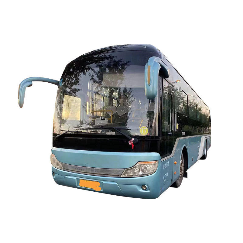 Linksfahrer gebrauchter Bus mit Yuchai-Motor und Handgetriebe in gutem Zustand