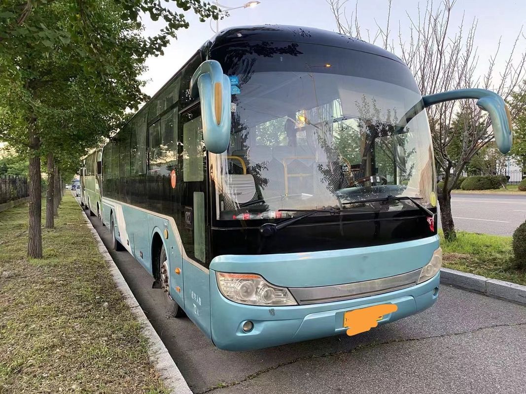 Linksfahrer gebrauchter Bus mit Yuchai-Motor und Handgetriebe in gutem Zustand