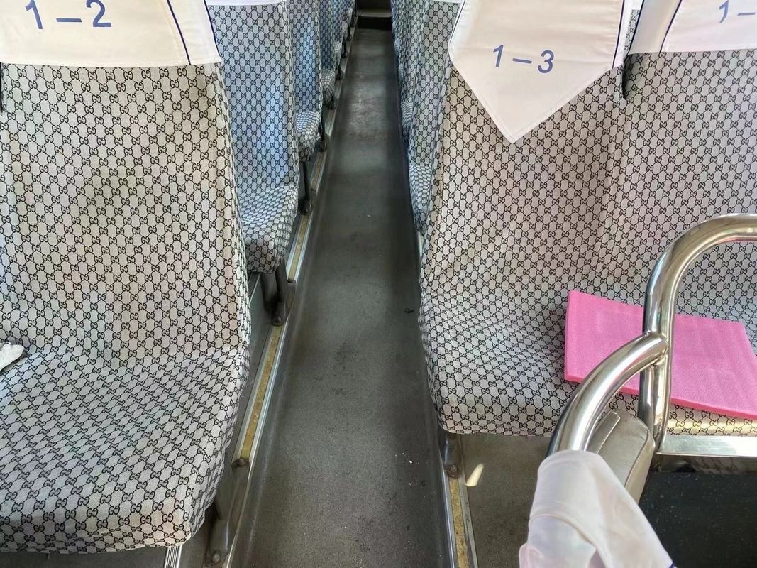 Linksfahrer gebrauchter Bus mit Yuchai-Motor und Handgetriebe in gutem Zustand
