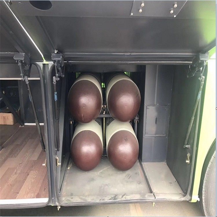 16500 kg G.V.W. Yuchai-Motor Diesel 45-Sitzer gebrauchtes CNG-Bus mit Toilette