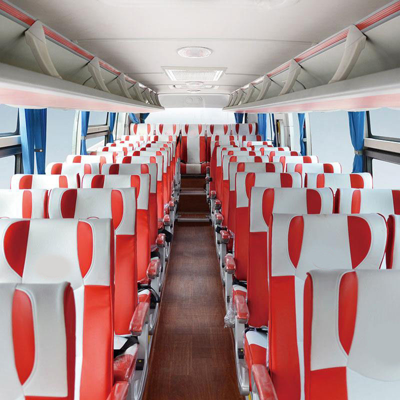 Geschwindigkeit 55-65 Sitze Bus mit Toilette und Vorderachse 6.5T/Diskbremse für große Veranstaltungen