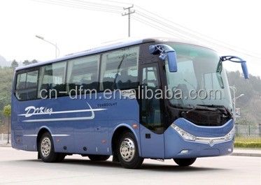 35-40 Sitzplätze Dongfeng 8m Luxus-Touristenbus Gebrauchtbus mit maximaler Geschwindigkeit 91-110 km/h