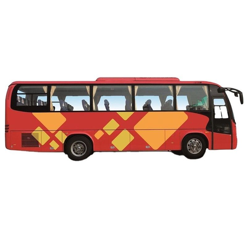 Luxus 32 Sitzplätze Higer Bus Diesel Rot Gebraucht Bus Bus In Dubai 6.494L Platzverteilung Gut