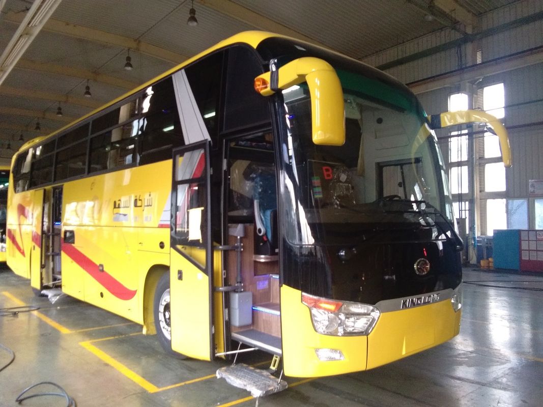 Stylischer 51-Sitzer King Long Bus mit Euro 3-Emissionsstandard und Handgetriebe
