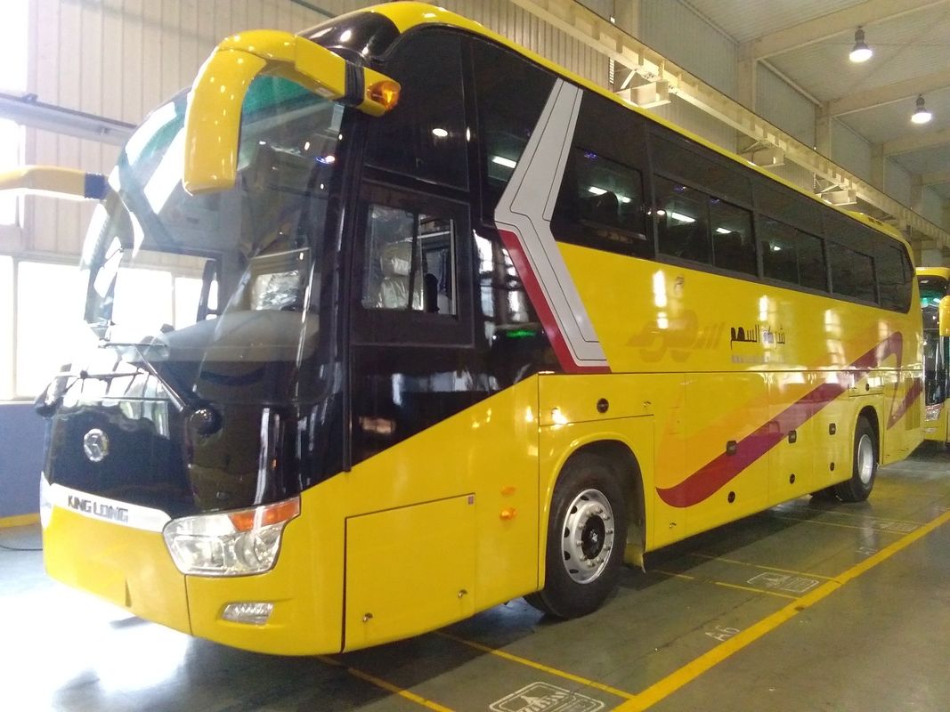 Stylischer 51-Sitzer King Long Bus mit Euro 3-Emissionsstandard und Handgetriebe