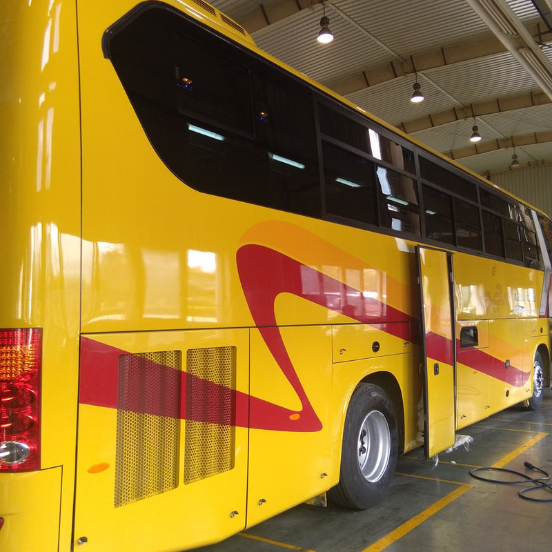 Stylischer 51-Sitzer King Long Bus mit Euro 3-Emissionsstandard und Handgetriebe