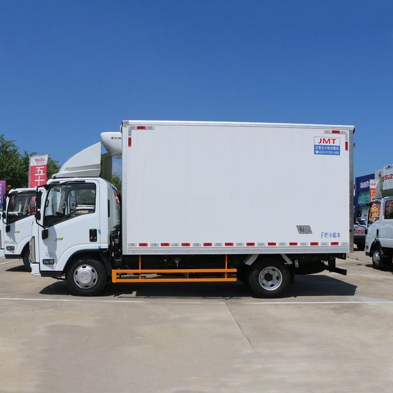 3360mm Radstand Isuzu 10 Tonnen Box Kühlfahrzeug für Gemüse und Fleisch Transport