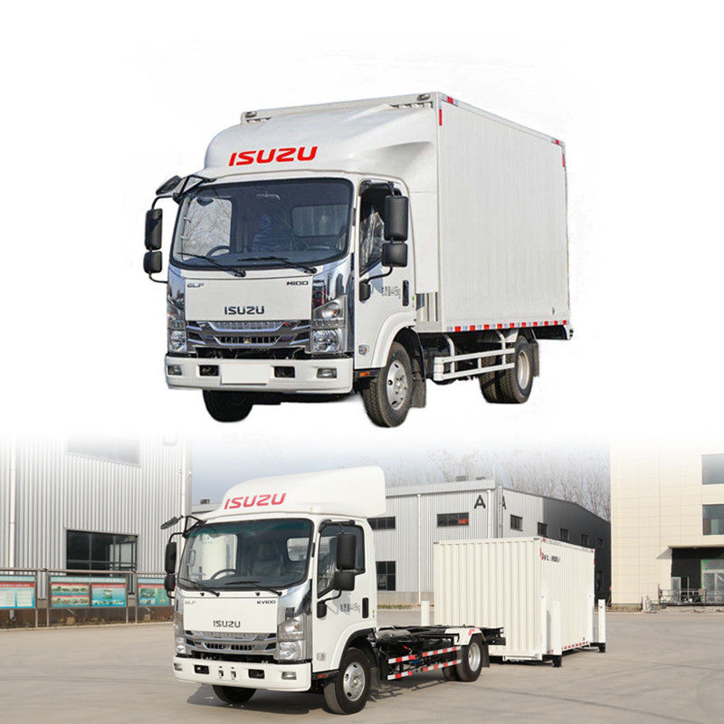 Isuzu Diesel 4*2 mittelgroßer Lieferwagen mit abnehmbarer Karosserie und hydraulischen Auslösern