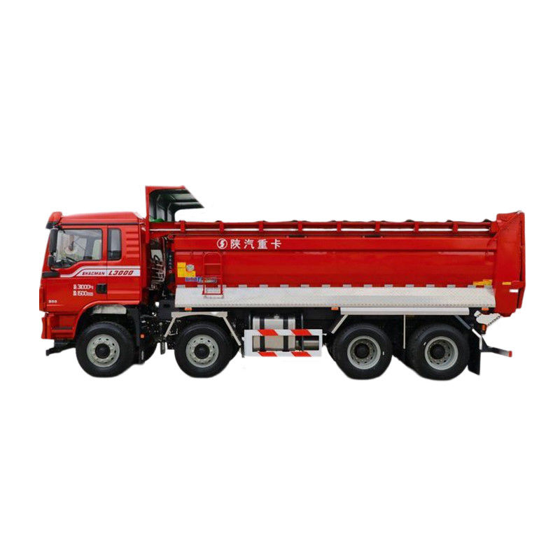 SHACMAN L3000 Gebraucht 8x4 Abstoßwagen 12 Räder 30 Kubikmeter 300 PS 60 Tonnen
