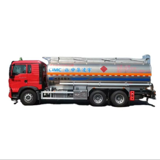 CIMC LINYU 6*4 24m3 Tankwagen aus Aluminiumlegierung für den Transport von brennbaren flüssigen Brennstoffen