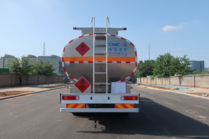 CIMC LINYU 6*4 24m3 Tankwagen aus Aluminiumlegierung für den Transport von brennbaren flüssigen Brennstoffen