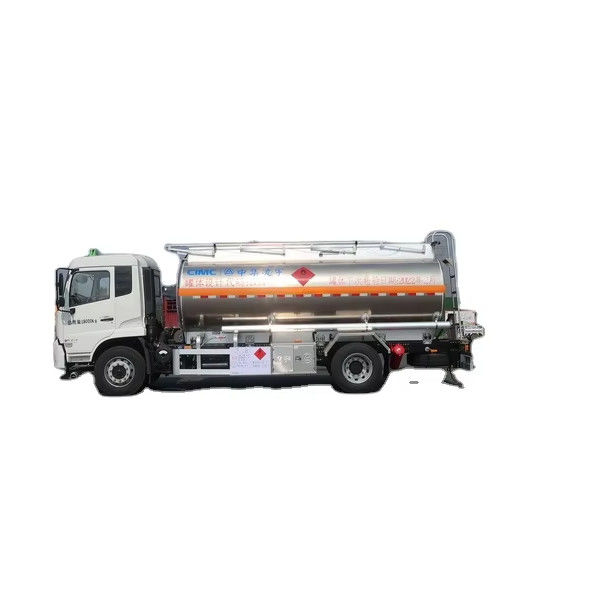15m3 CIMC LINYU Dongfeng Öltankschiff Lkw Aluminiumlegierung Flüssigbrennstoff Transportfahrzeug