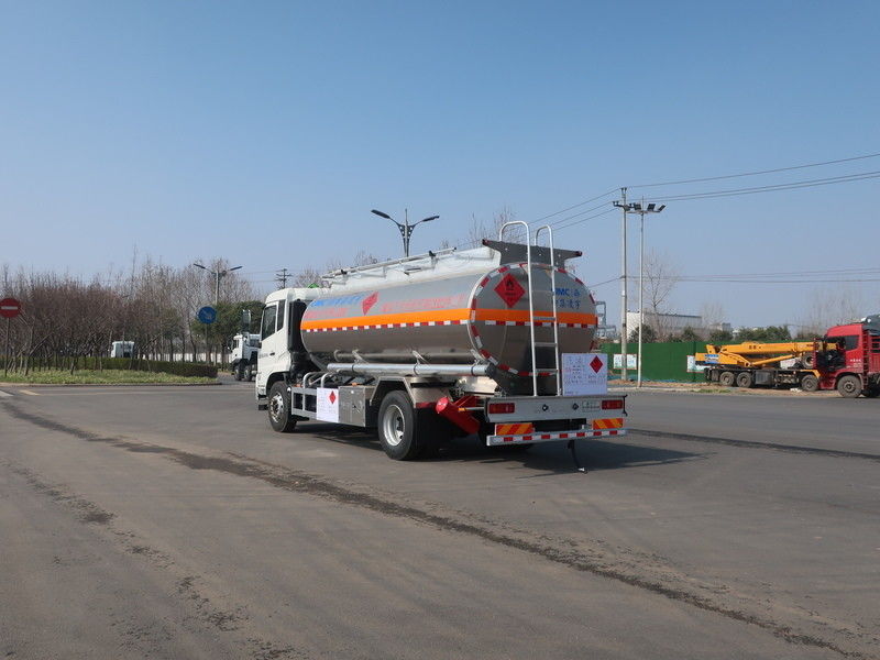 15m3 CIMC LINYU Dongfeng Öltankschiff Lkw Aluminiumlegierung Flüssigbrennstoff Transportfahrzeug
