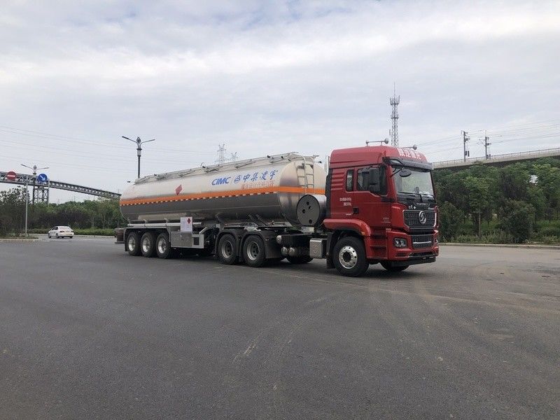 3 Achsen 44m3 Flüssiges Benzin Luftfahrt Kerosin Jet Brennstoff Transport Halbanhänger Tanker