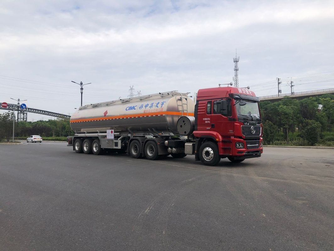 Dieseltanker aus Aluminiumlegierung für Afrika 44m3 Flüssiges Diesel-Halbanhänger Benzin
