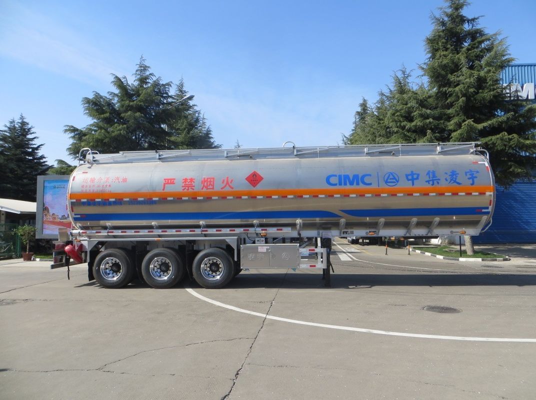 46000 Lite Öl Benzin Halbanhänger Kraftstofftanker Transportfahrzeug Anhänger von CIMC LINYU