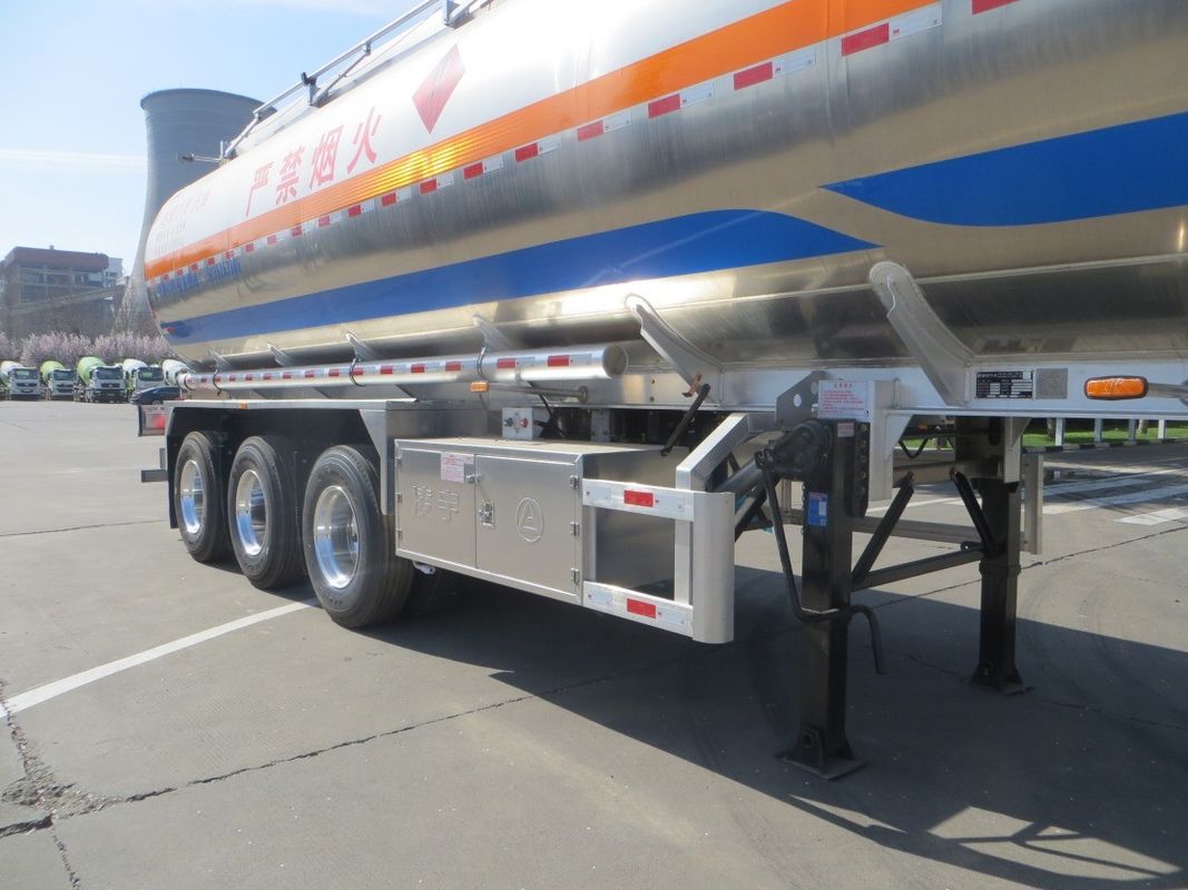 46000 Lite Öl Benzin Halbanhänger Kraftstofftanker Transportfahrzeug Anhänger von CIMC LINYU