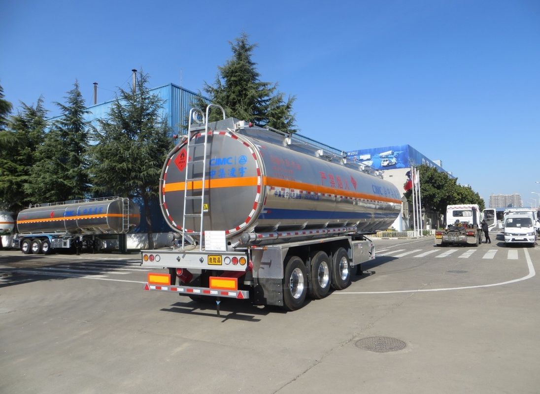46000 Lite Öl Benzin Halbanhänger Kraftstofftanker Transportfahrzeug Anhänger von CIMC LINYU