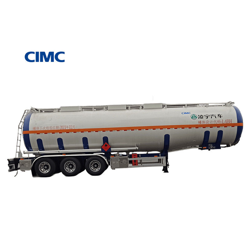 CIMC LINYU 48000 50000Liter Kraftstoffbehälter Anhänger 3 Achse 48m3 Aluminiumlegierung Halbanhänger