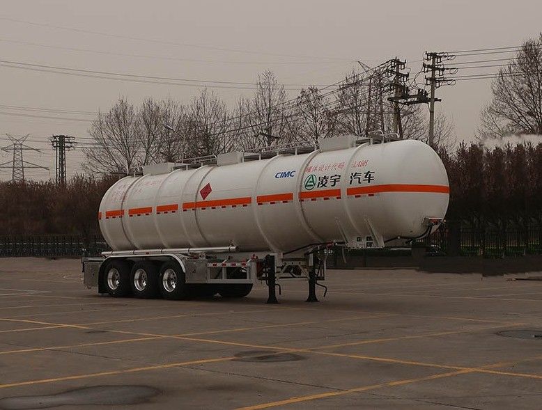 46000 Liter Edelstahl Rohöl-Tanker Semi-Anhänger für den Lkw-Vertrieb