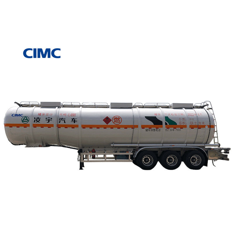 Stahl CIMC LINYU 48000 Liter Treibstoffanhänger für den effizienten Transport von Rohöl