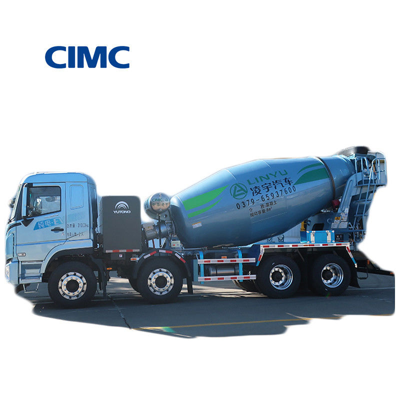 13000 kg elektrischer 8x4 12cbm großer mobiler Beton-Zementmischer für von CIMC LINYU