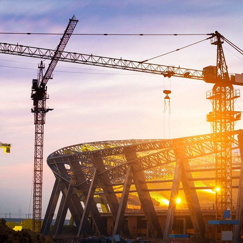 Energiebergbau Syt80 T6012-6 6 Tonnen 8 Tonnen flacher Turmkranich mit langem Arbeitsradius