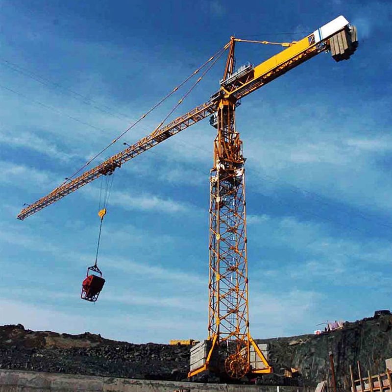 Energiebergbau Syt80 T6012-6 6 Tonnen 8 Tonnen flacher Turmkranich mit langem Arbeitsradius