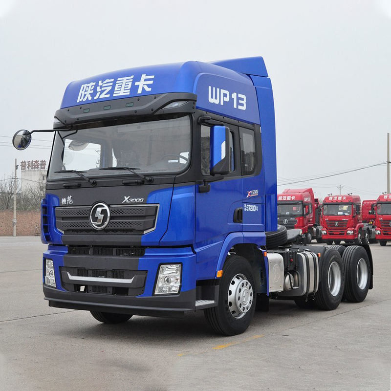 Vorderachse HF9T Shacman 6x4 Anhänger Lkw Kopf Traktor Lkw mit 500 PS Cummins Motor