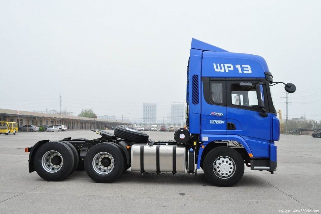 Vorderachse HF9T Shacman 6x4 Anhänger Lkw Kopf Traktor Lkw mit 500 PS Cummins Motor