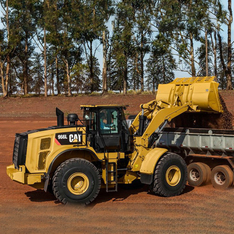 6 Tonnen Caterpillar 966L Gebrauchtradlader mit geringem Kraftstoffverbrauch und gutem Zustand
